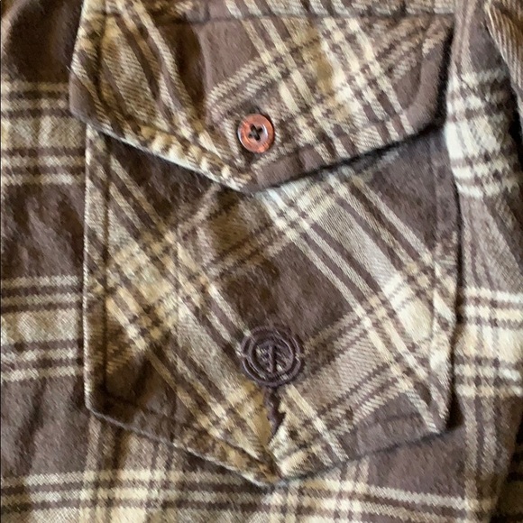 ELEMENT Brown Fleece-Lined Jacket, Medium Unisex - Picture 3 of 4